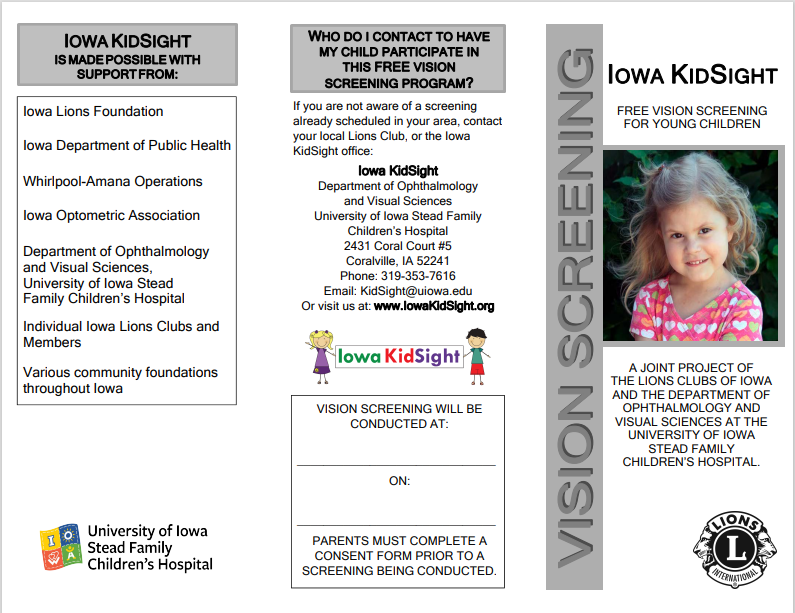 Iowa KidSight Informational Brochure